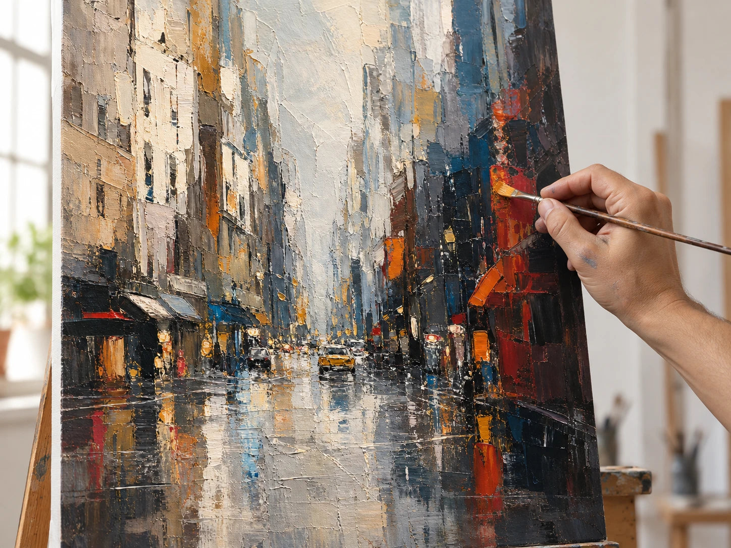 Painted by hand, one brushstroke at a time
