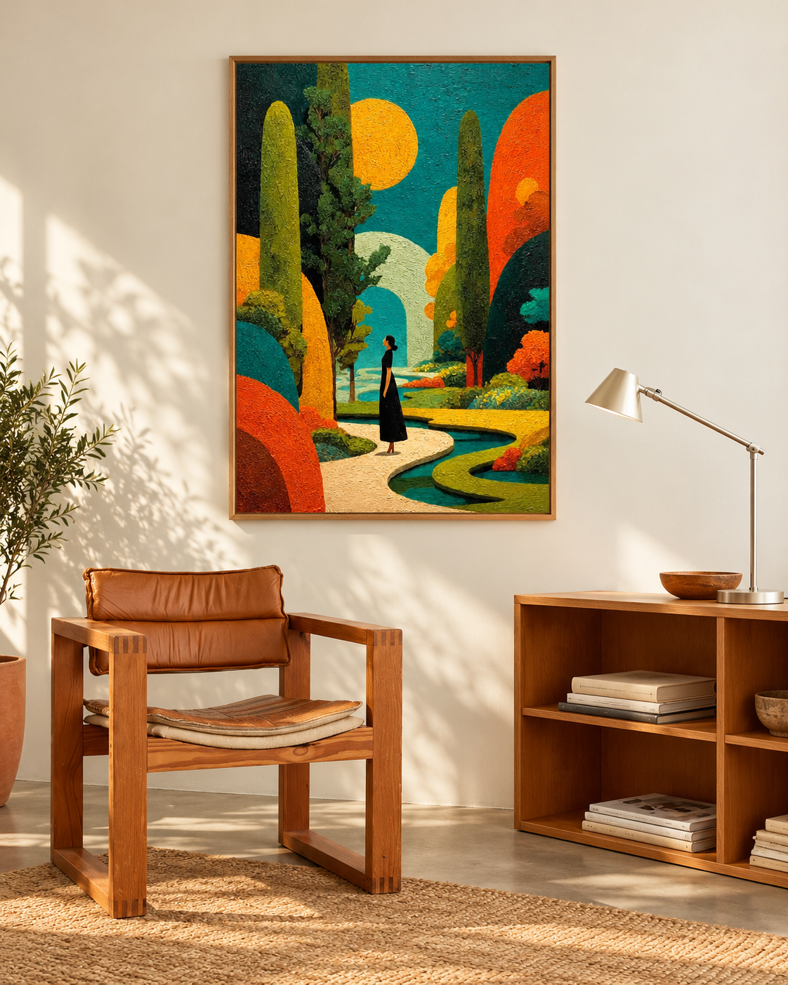 Sunlit Passage — Mediterranean Garden