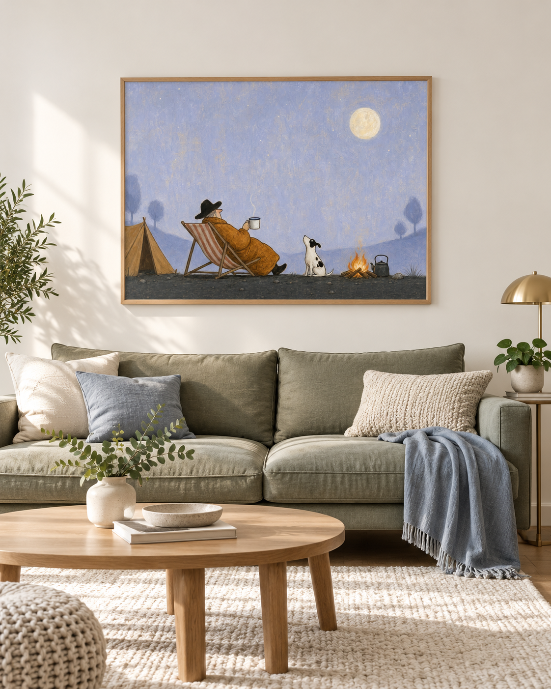 Moonlit Companions — Campfire Reverie