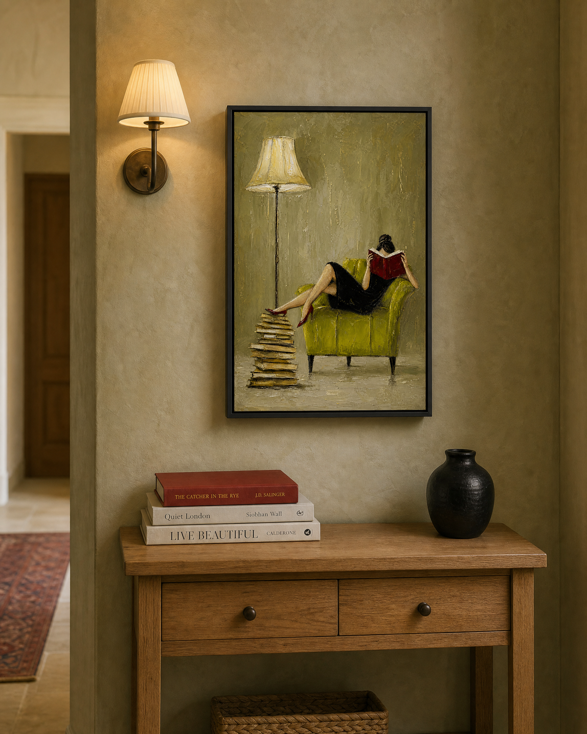 Reading by Lamplight