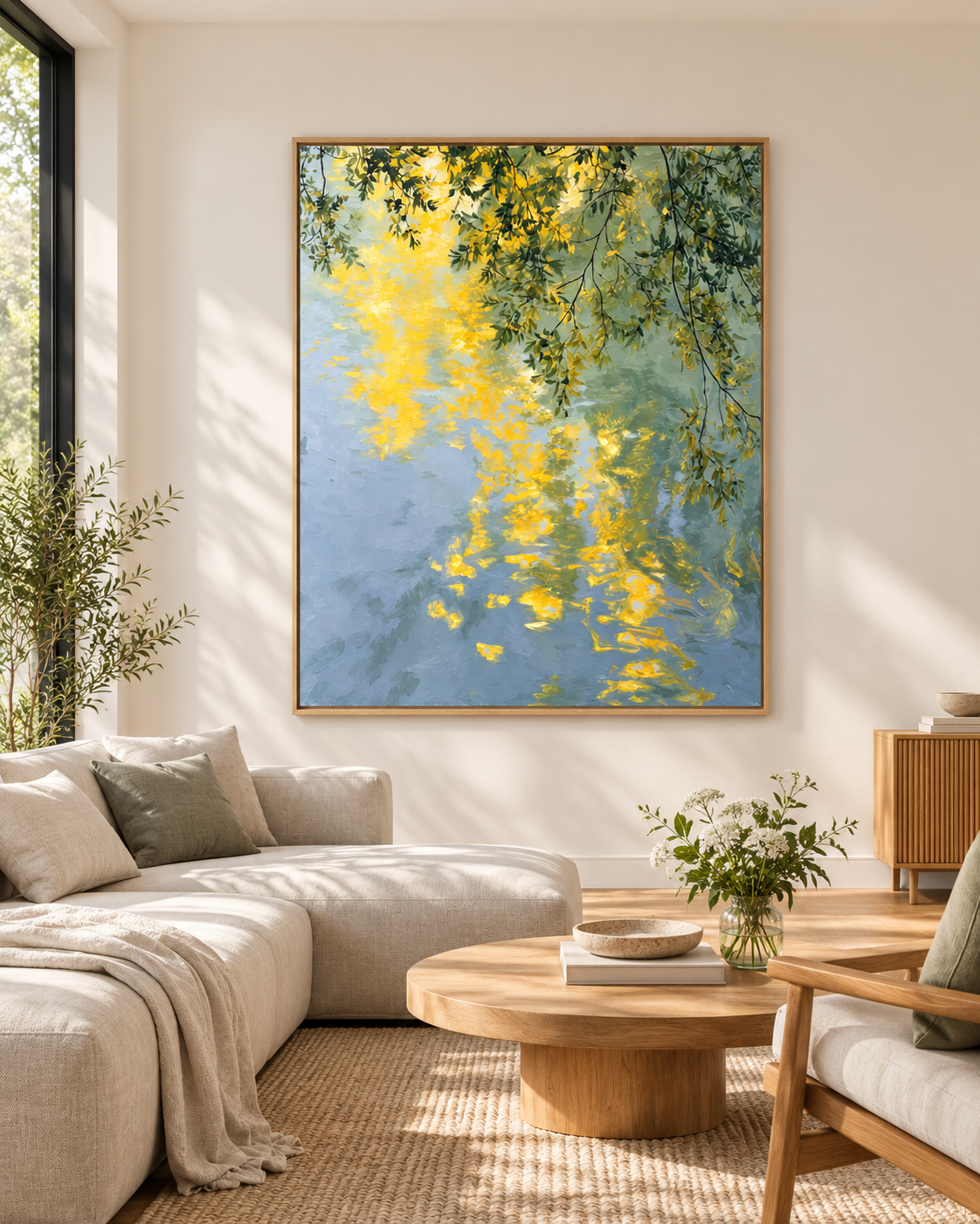 Golden Canopy — Sunlit Reflections