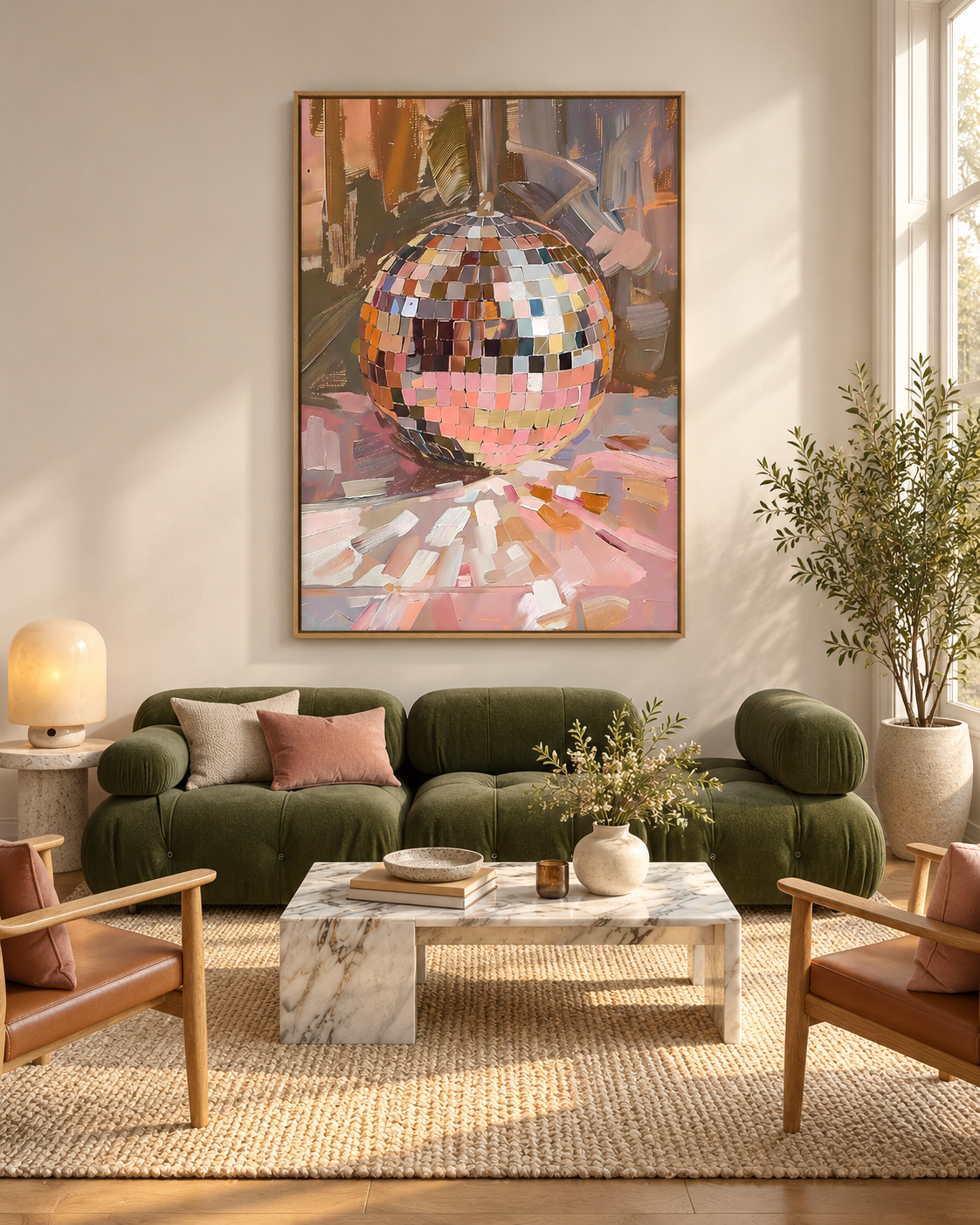 Disco Reverie — Blush Mirror Ball