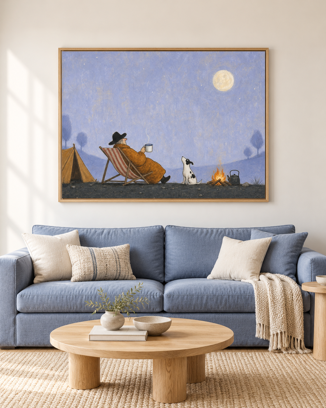 Moonlit Companions — Campfire Reverie