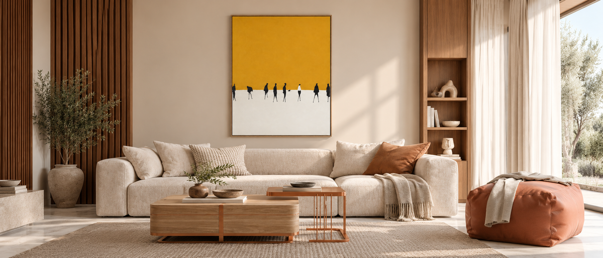 Gathering Light — Figures in Ochre