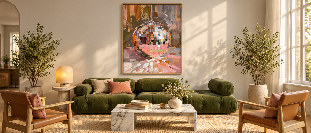 Disco Reverie — Blush Mirror Ball